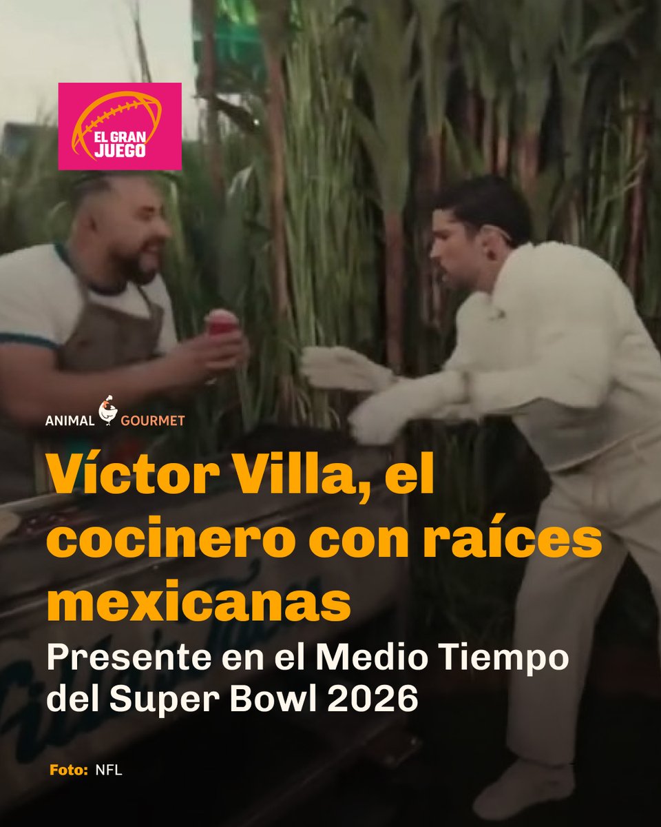 🐰 🏈 Bad Bunny eligió el puesto de Villa's Tacos para que apareciera por algunos segundos 
frente a más de 135 millones de espectadores que sintonizaron el espectáculo de medio tiempo del Super Bowl 2026.

🌮 Villa's Tacos es creación de Víctor Villa, de raíces michoacanas,