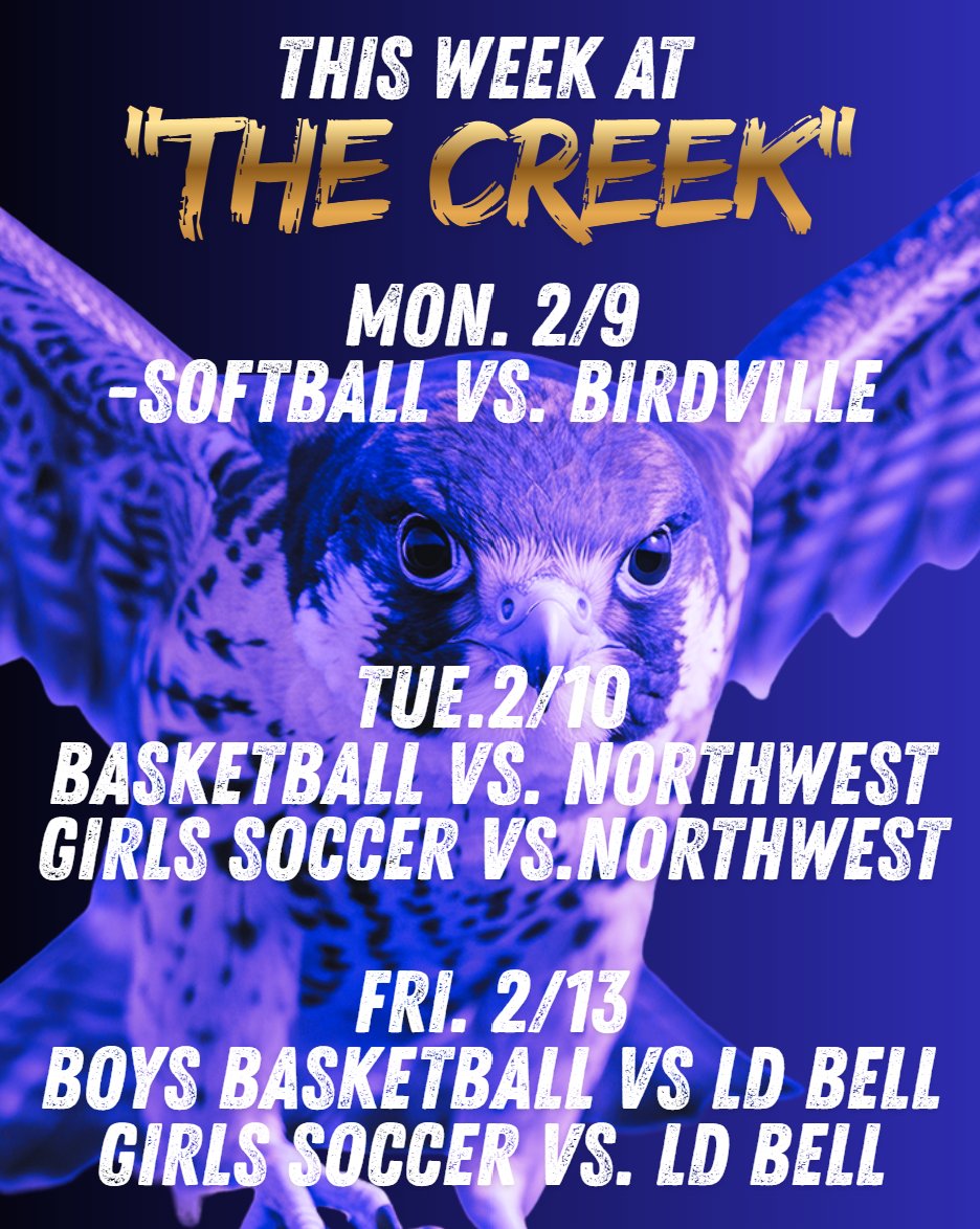 TCHSFootball's tweet image. Here's what's happening this week at the creek!
#TCOD