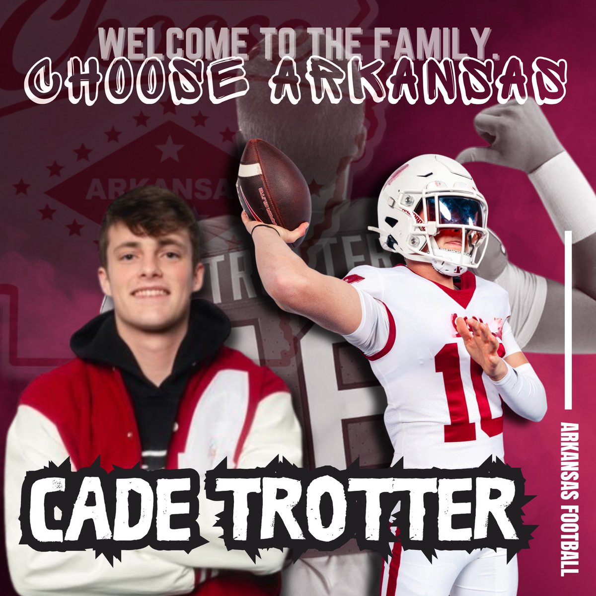 The 26th UofA football player to sign with us! <a href="/cadetrotter7/">Cade Trotter</a>