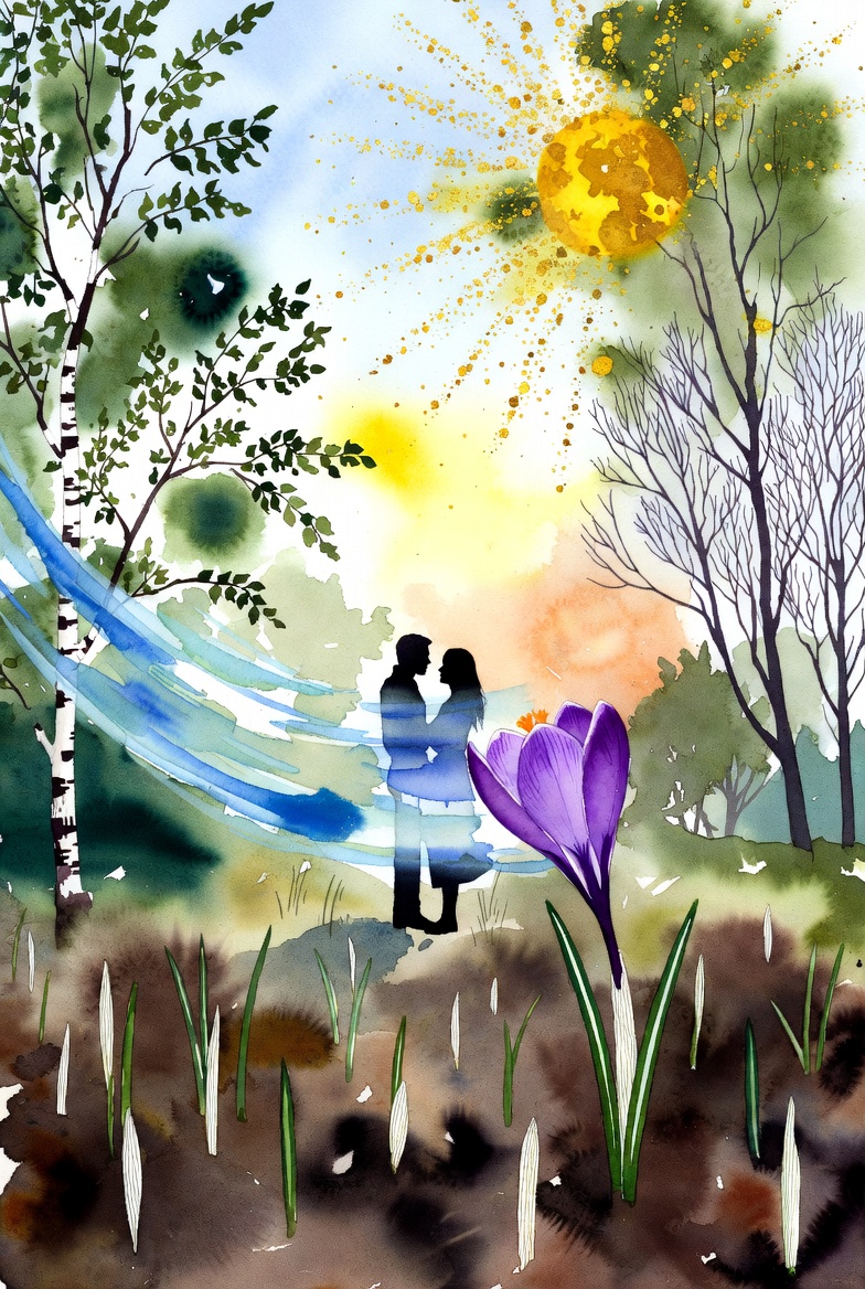 Cyb3er_Poeem7x's tweet photo. Wind and crocus collude, #Neonrebellion #vss365
whisper: “Now!” -and burst out purple.
Sun scatters gold confetti,
birches dance green and bare.
I #collude with you #UnchainedSymphonies
a glance too long, a stolen smile.
Spring is a conspiracy:
buds hum, your breath in mine.
Come with me,
secret, loud,
until April smells
only of us.©️