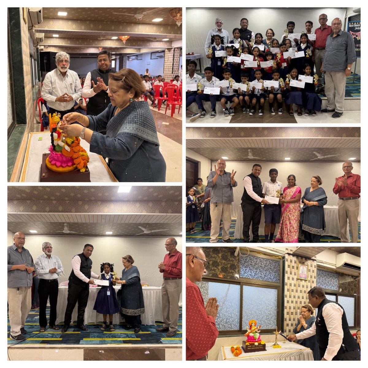 Happy to be at Vidya vikas high school for the 3rd consecutive year for "Madhu Gupta protsahan puraskar, conceptual &amp; implementation by shri.Hemang jangla where we awarded trophy &amp; cash prizes to students for appreciating their vocational skill <a href="/Dev_Fadnavis/">Devendra Fadnavis</a> <a href="/AmeetSatam/">Ameet Satam</a>
