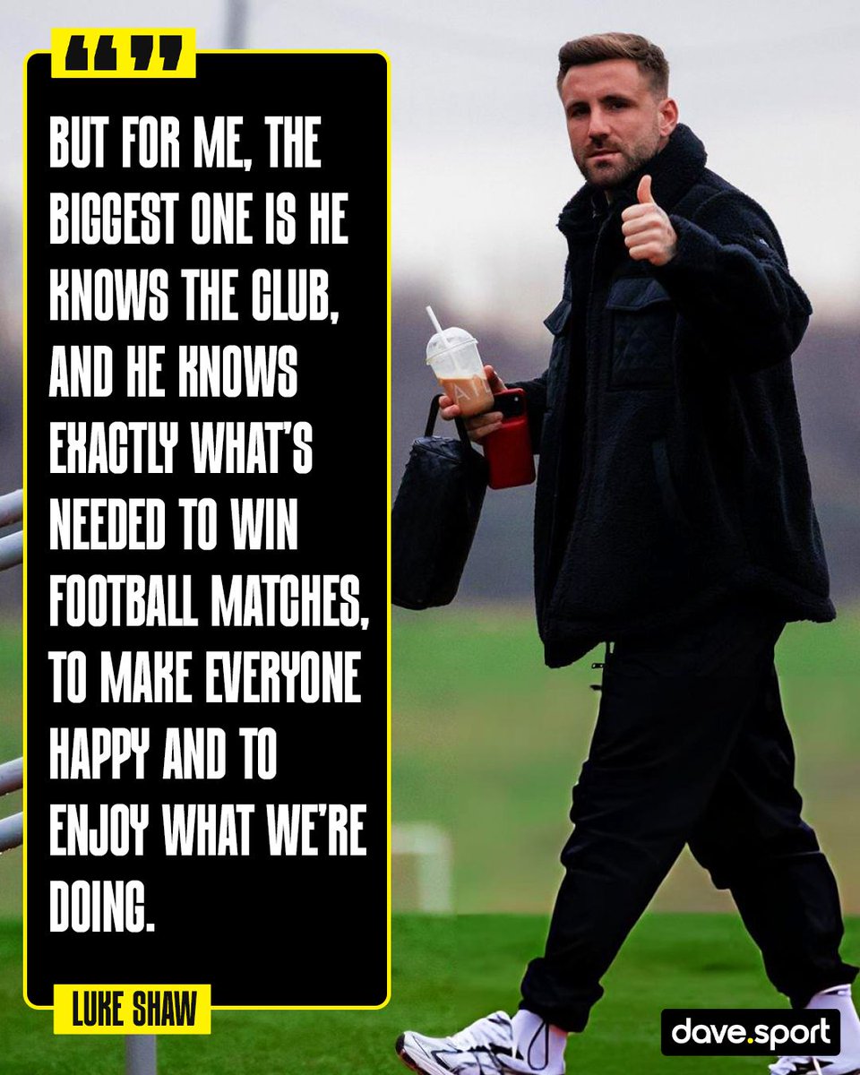 🗣️ Luke Shaw on Michael Carrick

He’s made a massive difference, he knows the club and understands exactly what it takes to win and enjoy the football again. 👏🔴