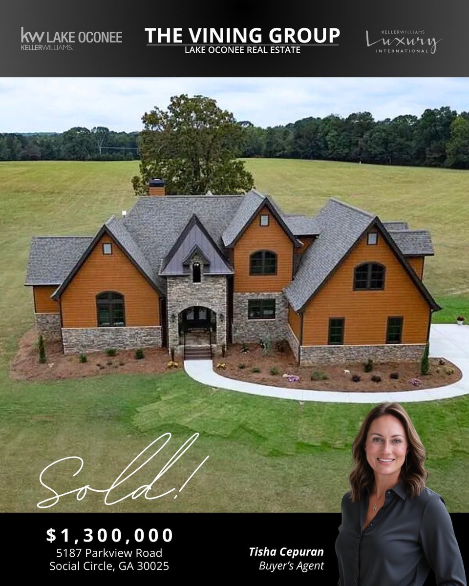 𝗦𝗢𝗟𝗗! Congratulations to the new owners of 5187 Parkview Rd, Social Circle, GA, a stunning homestead on 47.46 pristine acres.

Thinking of buying or selling? Reach out to us today! 

#LuxuryHome #CountryLiving #FarmhouseLife #DreamHome #SocialCircleGA #LuxuryRealEstate #Sold