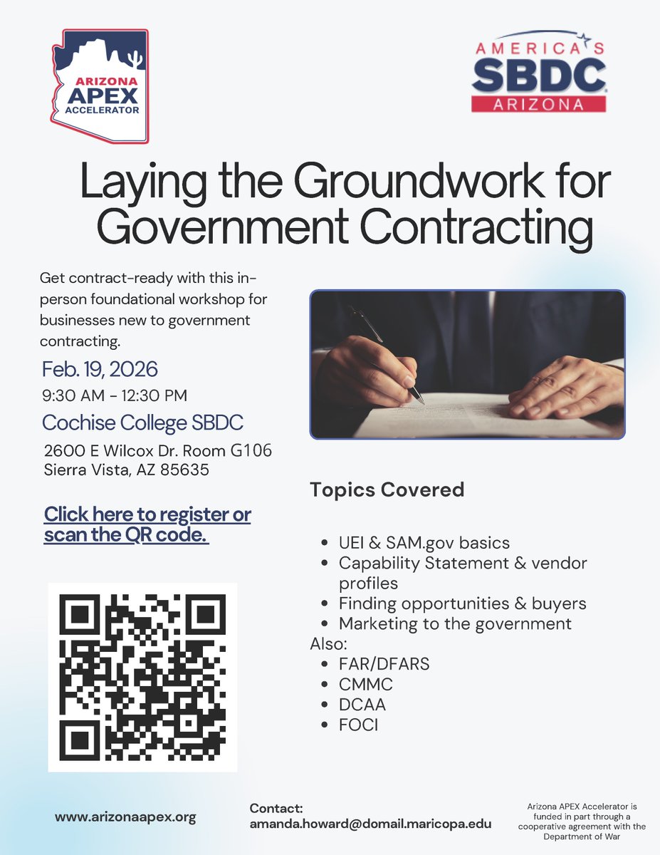 Cochise College Small Business Development Center tweet media