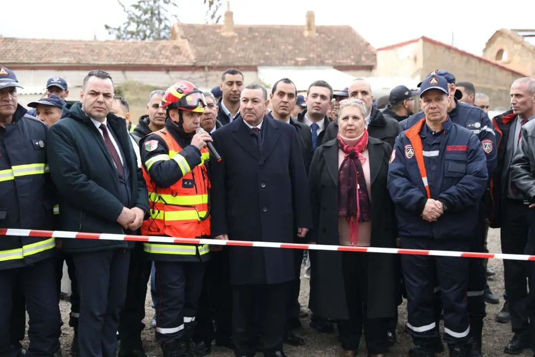 Algerie_aps's tweet photo. #Protection_civile
#Sayoud supervise une manœuvre nationale simulant un séisme de forte magnitude à #Bouira
🔗https://t.co/9D0IgcJLi3 https://t.co/62pfzR2QmK