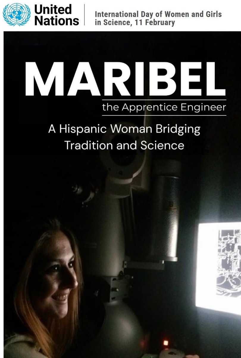 The best way to celebrate the UN Girls in Science Day - Feb. 11, is to give your favorite future scientist the best motivational bio ever written: amazon.com/MARIBEL-Appren…