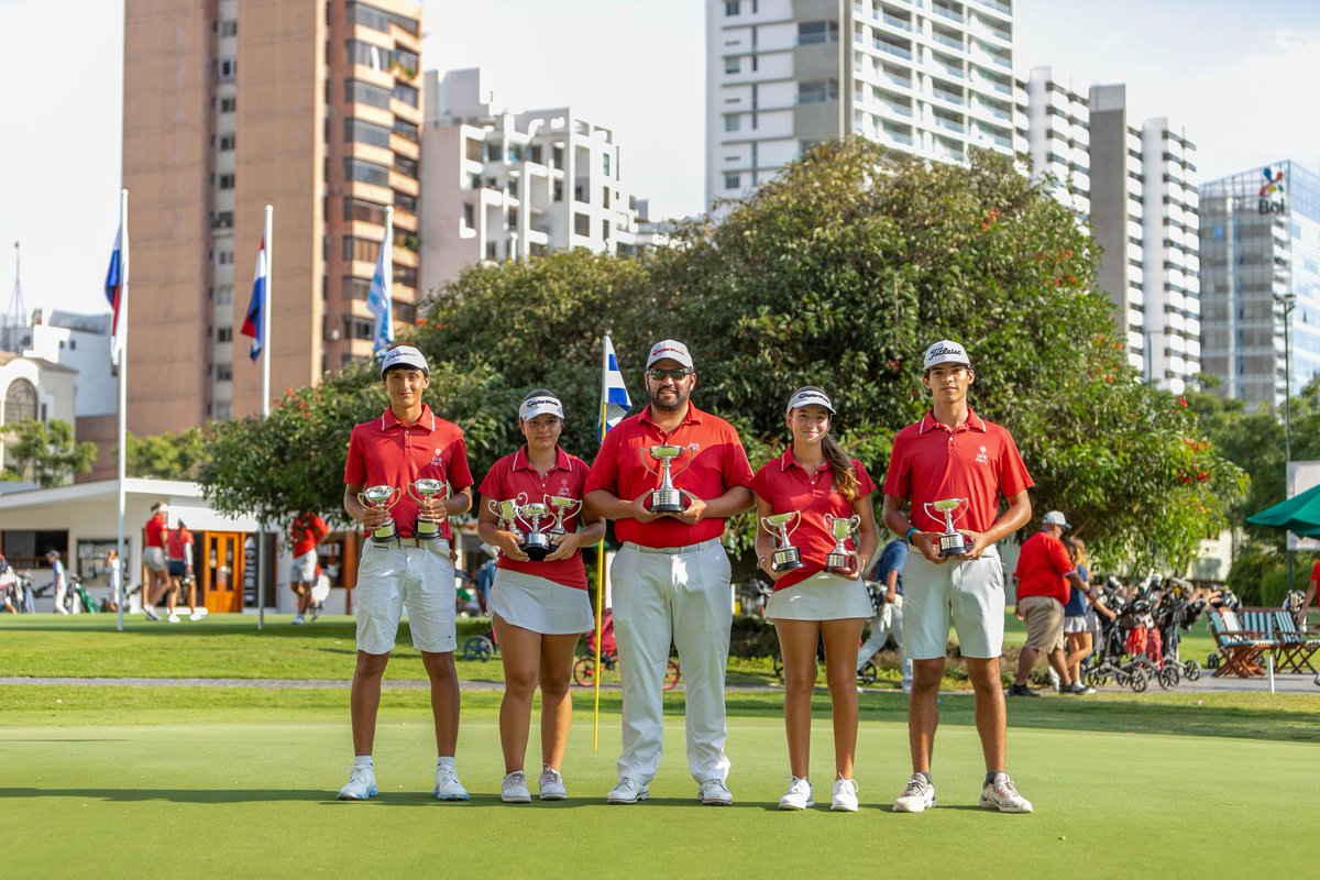 El Team Perú celebra su primera victoria del 2026 en el Internacional de Menores. 🏆🇵🇪

Triunfo general del equipo nacional al término de las acciones disputadas en el Lima Golf Club, del 28 al 30 de enero: golfperu.pe/el-team-peru-c…

#TeamPerú #GolfJunior #GolfPeruano #LimaGC
