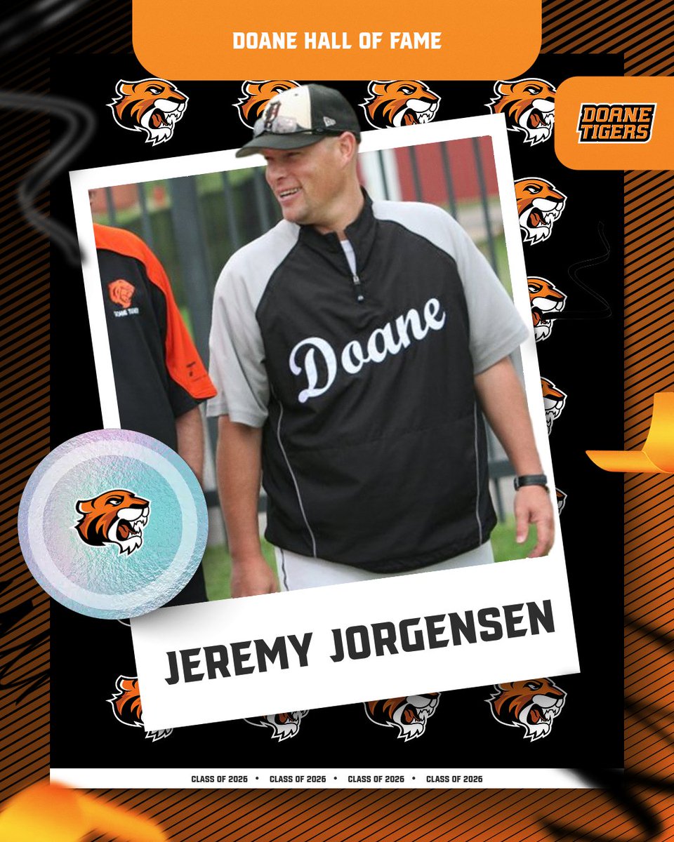 Our final inductee for the Doane Athletics Hall of Fame Class of 2026 is Jeremy Jorgensen. Jorgensen headed up the Tiger baseball program from 2008-2016, bringing a consistent winning culture to Doane that continues today. The Tigers won GPAC Championships in 2011, 2012, and 2014