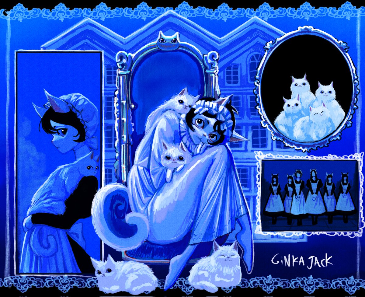 Ginkahederling's tweet image. Un cuento sobre gatos