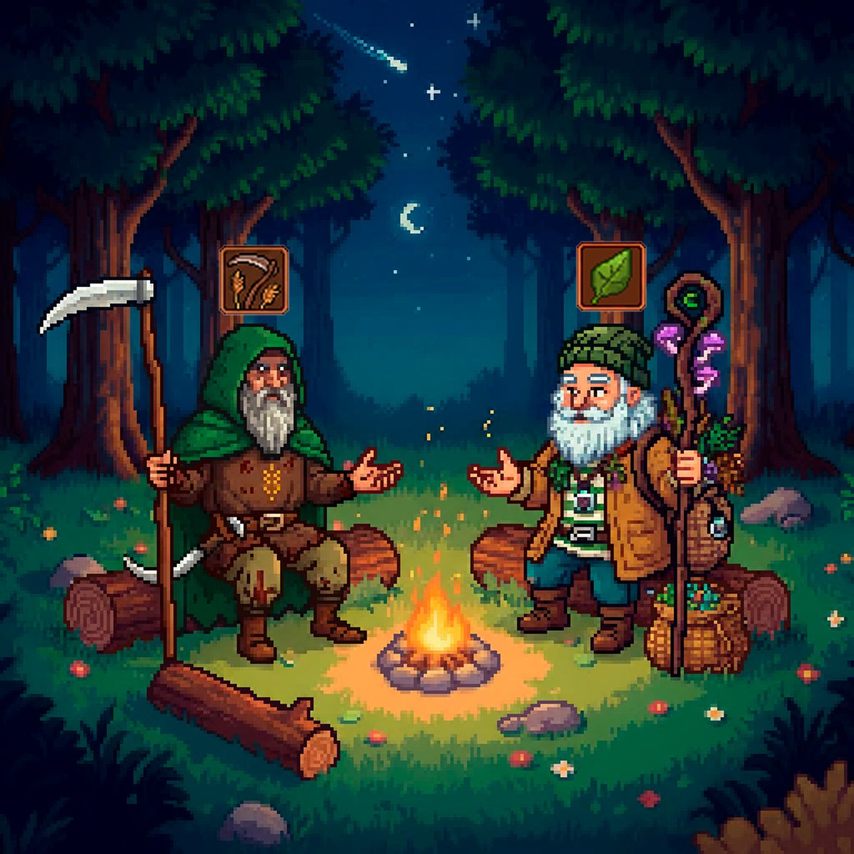 A day has passed since the role-playing game on Discord, so we have given away 1 Herbalist and 1 Reaper

The winners are <a href="/ELTwinkes/">Capitán Twinkes</a> and <a href="/hero_phatan/">Hero_Phatan</a> 

Improve your art with our farm guardians, and the warden will definitely notice you

‼️The contest is not over yet, we will give