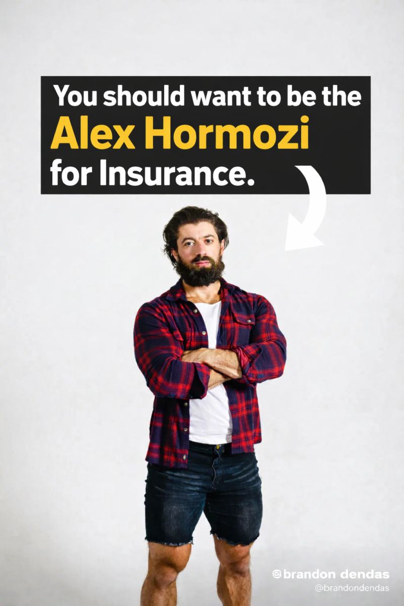 Insurance agency owners should become "celebrities."

I know that sounds insane.

But hear me out.

I came across a Saas founder talking about this concept on X this morning.

He said there's a $10M threshold where everything flips.

Before $10M the founder should focus 80%