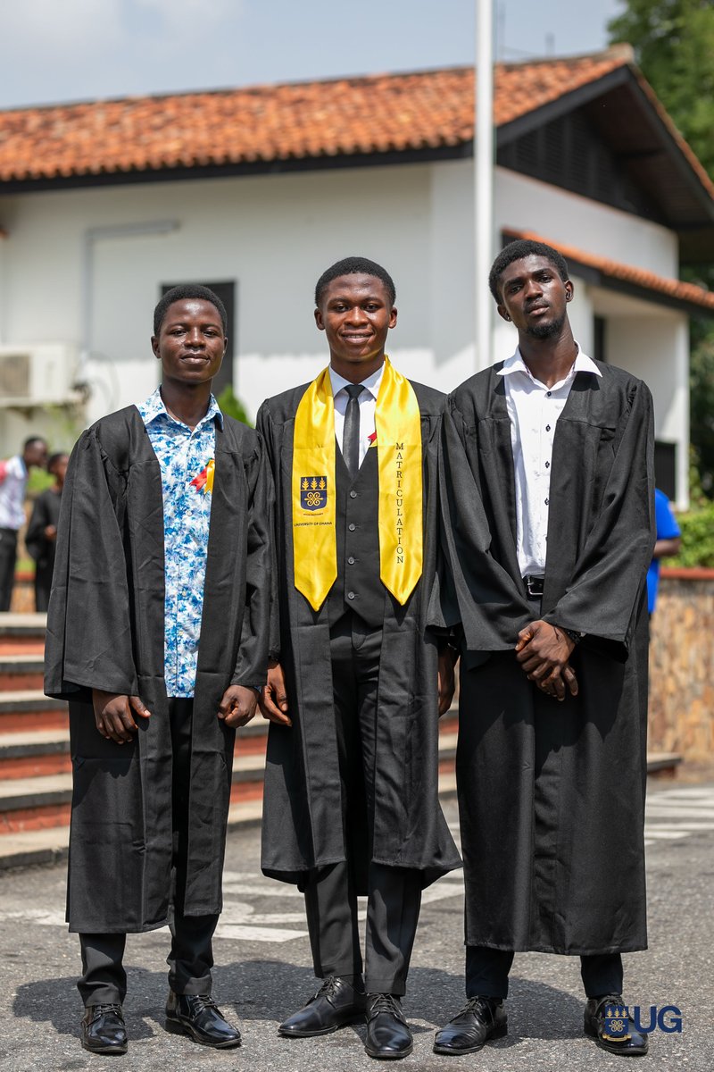 UnivofGh's tweet photo. Snapshots from #UGMatriculation2026.

These moments capture the excitement and promise of a transformative academic journey ahead for our freshers at the nation’s premier University.

#IntegriProcedamus
#TransformativeStudentExperience
#UGMatriculation2026 https://t.co/zicVbDBa7n