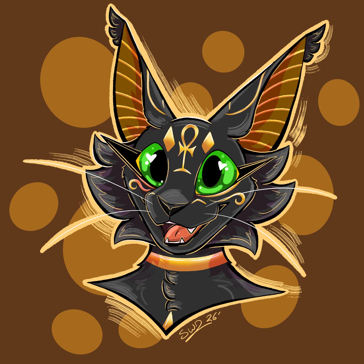 Dynamic headshot of my girl Dia! Messing around with brushes and shading, what do y’all think?