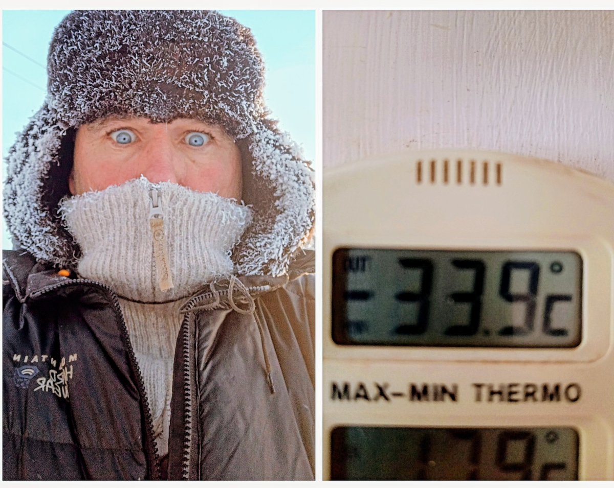 Cold winter this year.