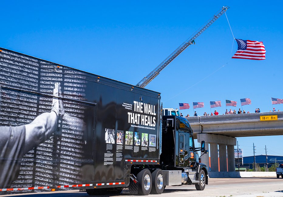 PottCountyIA's tweet photo. Brought to you by @VVMF, the nonprofit organization that founded the Vietnam Veterans Memorial in Washington, D.C, #TheWallThatHeals exhibit is making a stop at Lewis Central High School May 22-25 for Memorial Day weekend. Join us during the visit! https://t.co/IZAhM4AdaT https://t.co/5Afc6Lv8YD
