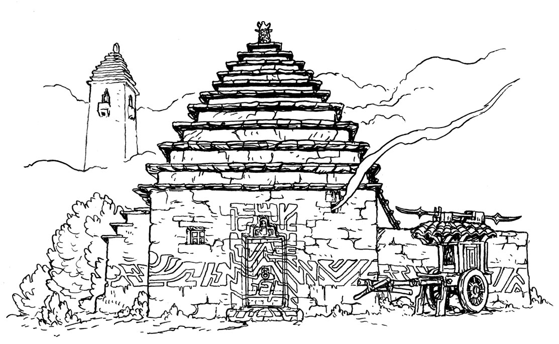 The home of a Karazadi merchant, now occupied by a lowland wizard in service of the occupying Domekan army (as made evident by the spellwork on the walls).
PLUS: Three more chapters of "THE NECROMANCER'S DAUGHTER" are up for patrons! link in bio, or next tweet!