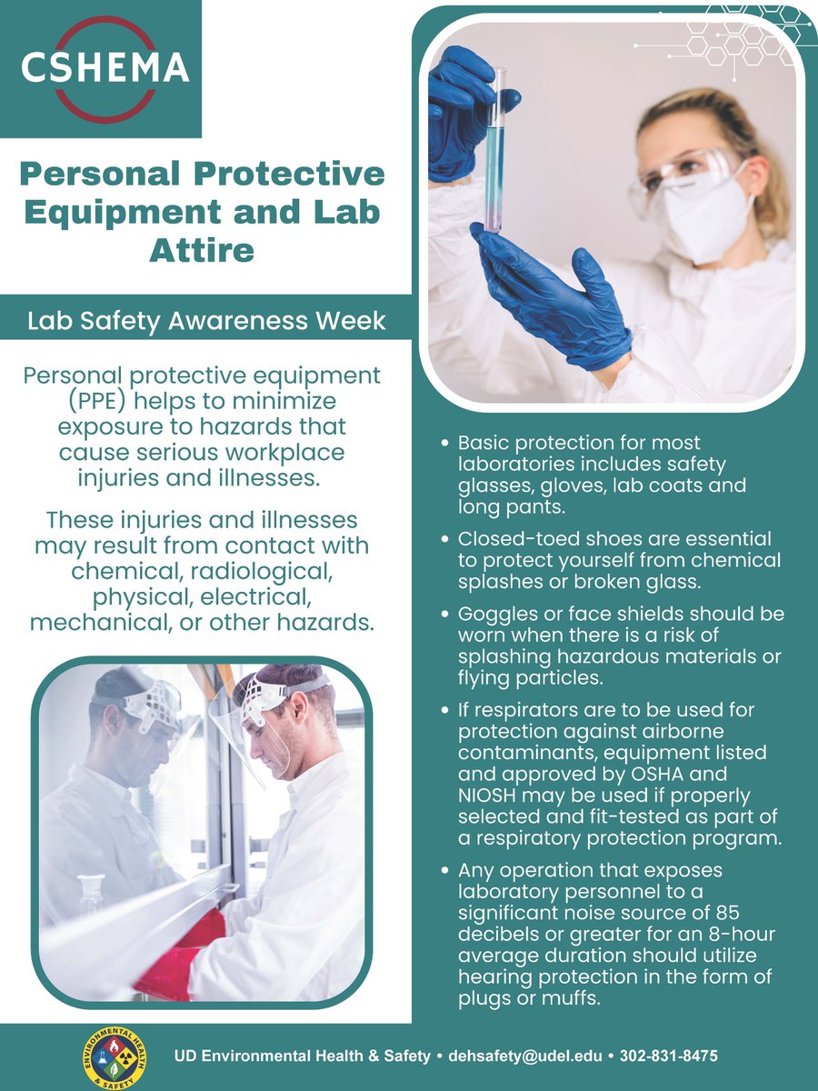 UD Environmental Health & Safety tweet media