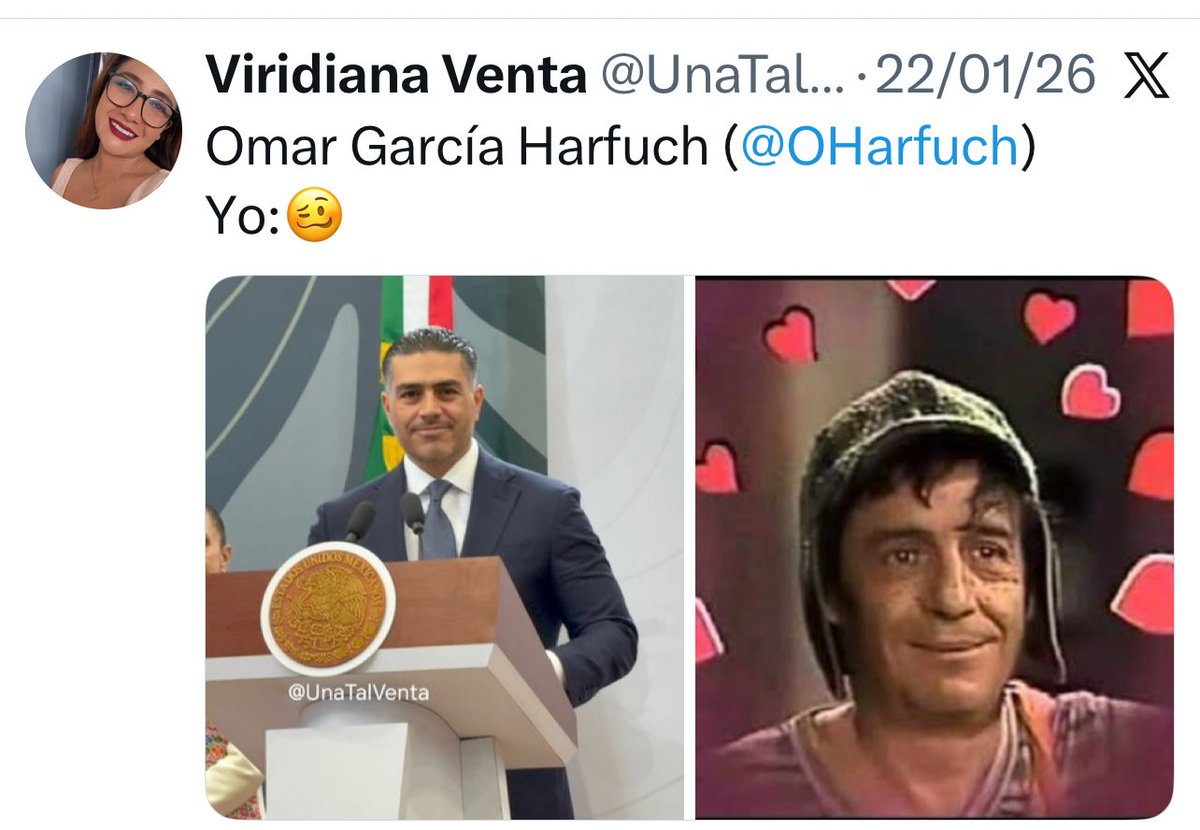franjiNoble's tweet photo. @UnaTalVenta @MTGobPue @SSPGobPue @Gob_Puebla Si fuera alguien como Harfuch no sería acoso. https://t.co/hAItjPfZvU