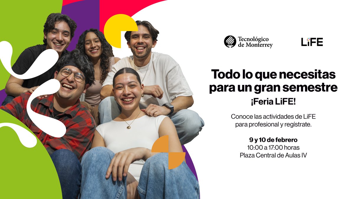 TECcampusQRO's tweet image. Arrancar el semestre sin conocer toda la oferta del #Tec puede hacer que te pierdas experiencias clave para tu formación profesional. La Feria #LiFE reúne actividades, programas y espacios que complementan tu vida universitaria y te ayudan a vivir un semestre más completo.