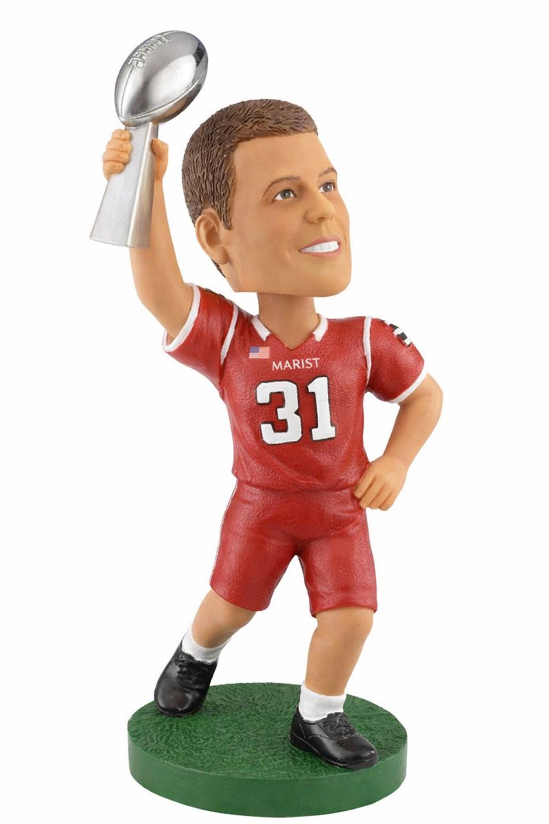 I’VE GOT IT THIS TIME: See when <a href="/Seahawks/">Seattle Seahawks</a> have a bye next fall. If it aligns with a <a href="/Marist_Fball/">Marist Football</a> home game, picture <a href="/JayMy_31/">Jason Myers</a> triumphantly returning to <a href="/Marist/">Marist University</a> that weekend to celebrate his #SuperBowlLX victory! Maybe give away a bobblehead like this one I made with A.l.? 🤷🏼‍♂️