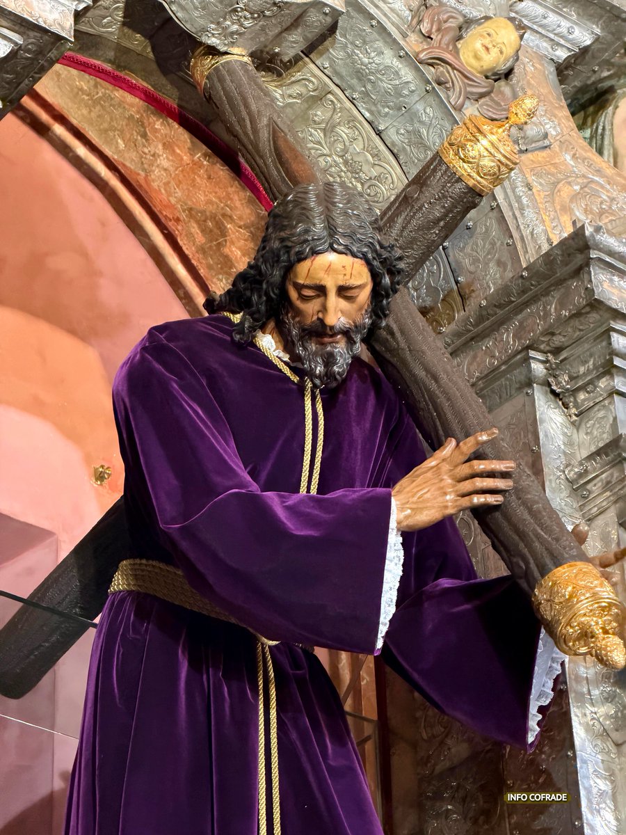 ⚫️ Con túnica lisa, sin potencias y sin corona de espinas, Nuestro Padre Jesús de la Pasión encara estos últimos días de tiempo ordinario antes de la llegada de la cuaresma. #HermandaddePasión #Pasión26