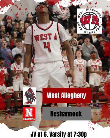 ‼️‼️ GAAAAAAAME DAAAAAAAY!!!!! Let’s hit the road as we travel to Neshannock for JV match up at 6 and Varsity tip time at 7:30!  ‼️‼️

<a href="/WestASports/">West A Athletics</a>