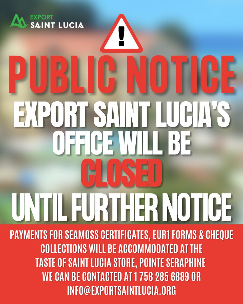 Export Saint Lucia tweet media