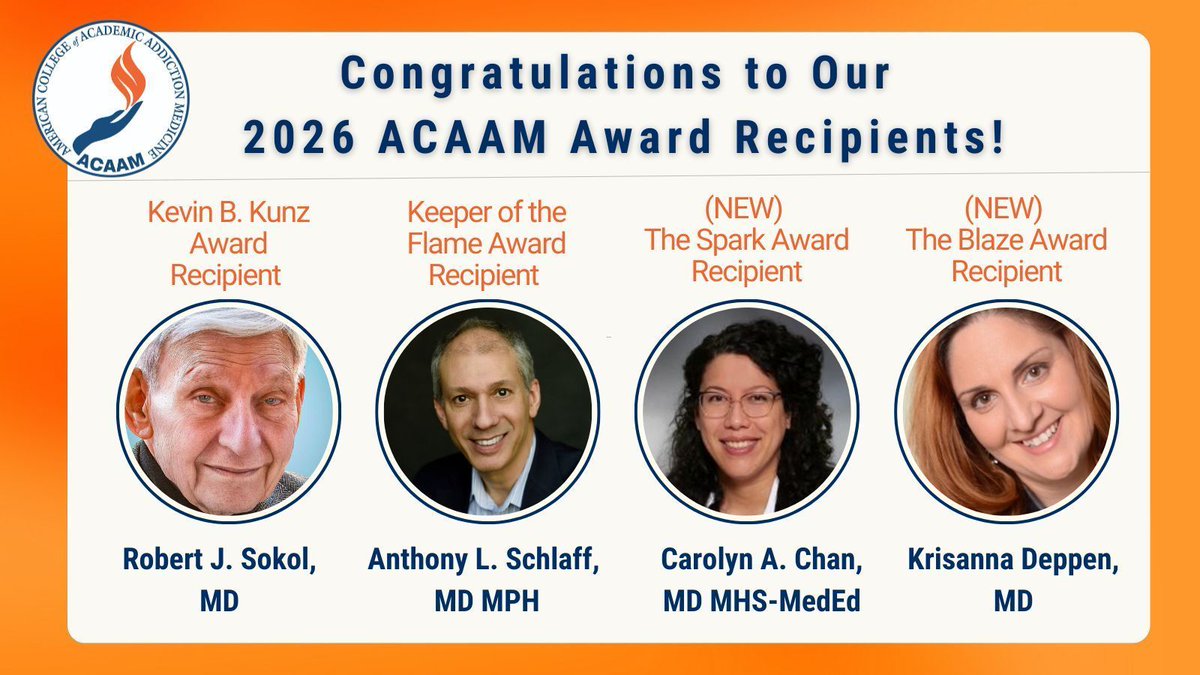 American College of Academic Addiction Medicine tweet media