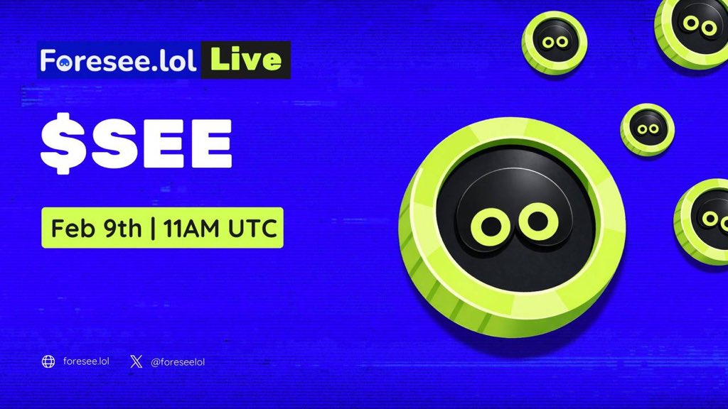 it’s my pleasure to inform you all that $SEE is now officially live 😄

they went live at 11AM UTC today. 

they have taken the following steps to ensure success;

- 20% of the raised amount and 20M $SEE have been added to the LP &amp; locked on @meteroraAG

- solid partnerships with