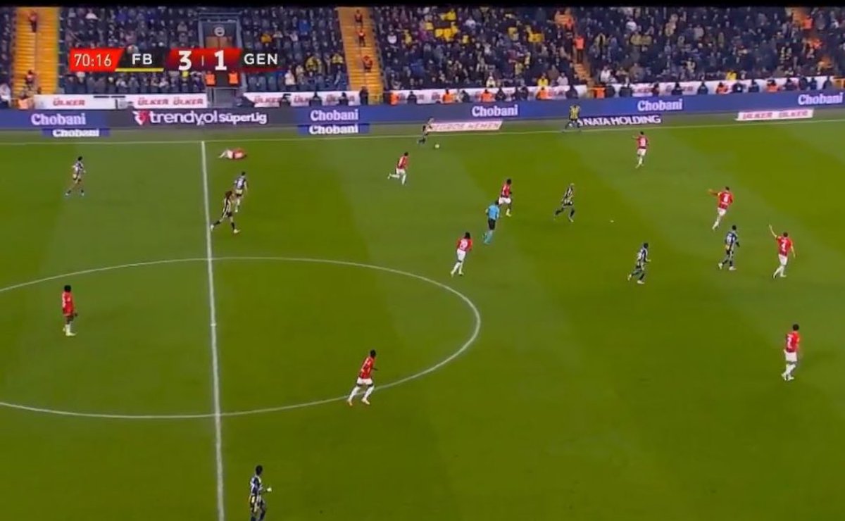 Mert Müldür'ün sakatlığı sonrası oyunu durduran Oğulcan Ülgün, Fenerbahçe taraftarı tarafından alkışlandı.

Fenerbahçe oyuncuları, Oğulcan Ülgün sakatlık geçirdiği sürede topu dışarı atmadı.