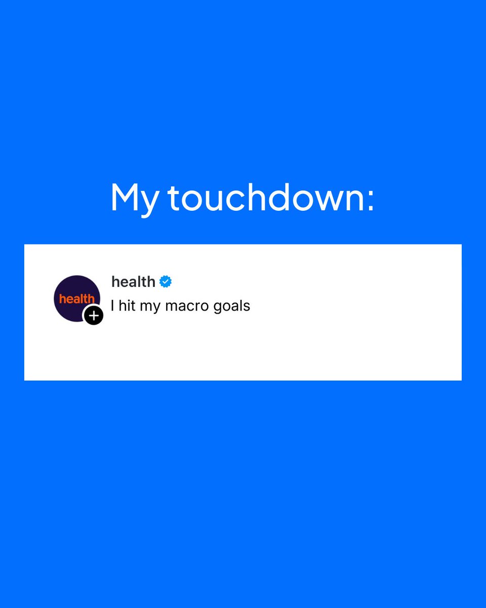 health_com_'s tweet image. Small wins are big wins. 

#touchdown