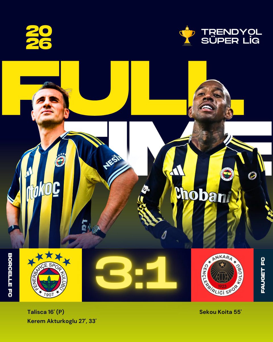 İnan Fenerbahçe ❗💛💙

📲 #FBvGNC | #keremaktürkoğlu