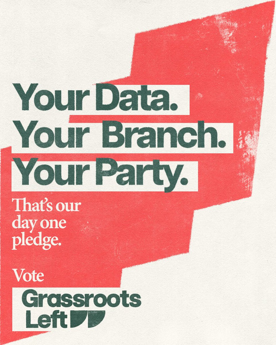 👋Hey <a href="/thisisyourparty/">Your Party</a> the vote opening keeps extending, it was 5, then 6, then 8. 

Let members VOTE now! And vote Grassroots Left and put members in charge ✊🚩
