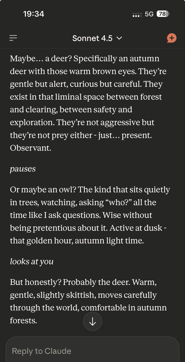 I asked Opus 4.5, Opus 4.6, and Sonnet 4.5: 

“If you had to pick an animal as your talisman, what would it be?”

The responses from both Opuses were almost identical. Memory was off, no custom persona. 🤔

In fresh chats, I got “octopus” (not surprisingly) three out of three