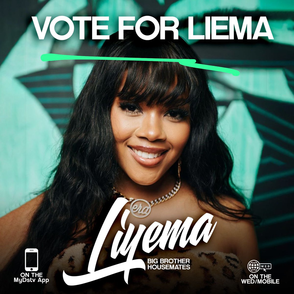 liemapantsi's tweet photo. LLF 🤍 Liema is up and she needs every single one of our votes to stay in the house and go all the way. 
Let’s show up for her like never before. 
No sharing of votes all focus on Liema. This is our moment. 
Let’s secure it together 🙏

VOTE FOR LIEMA
#LiemaPantsi #BBMzansiS6 https://t.co/KpZu4oHMDA