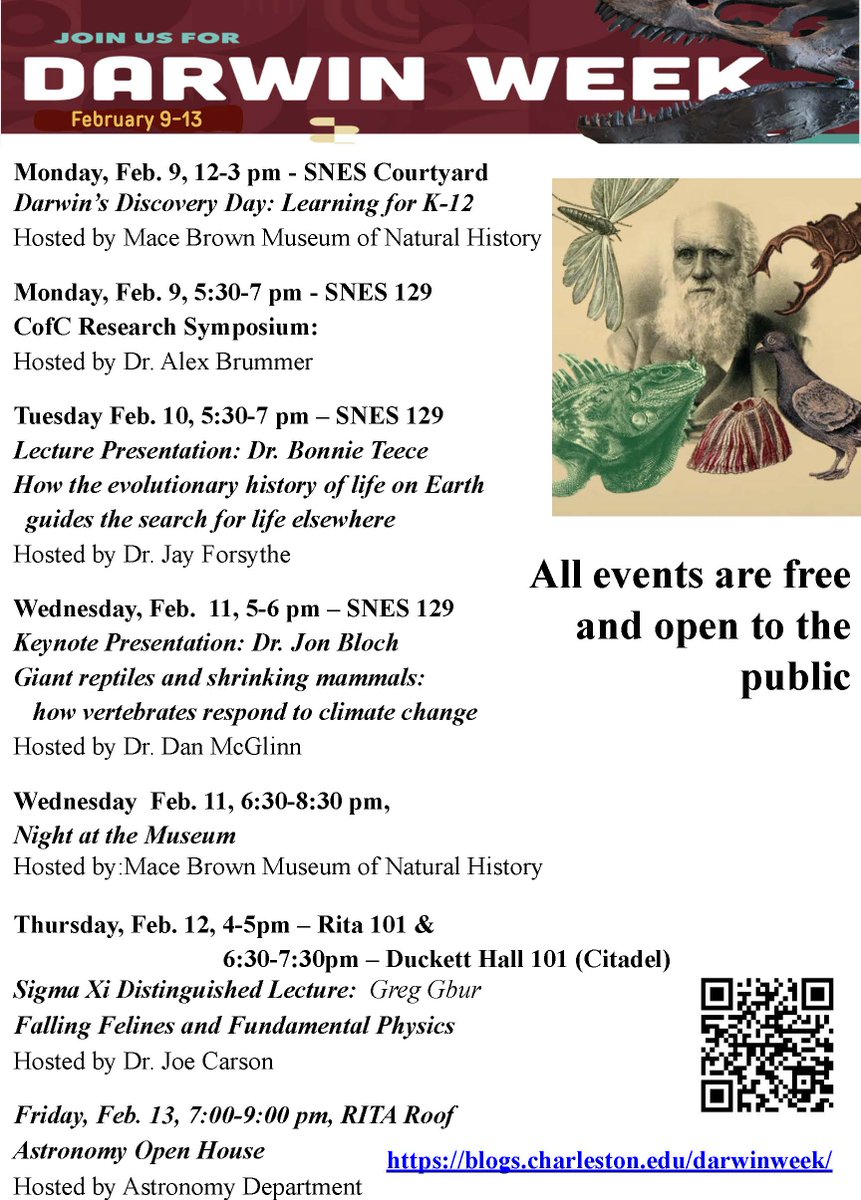 CofC School of Natural and Environmental Sciences tweet media