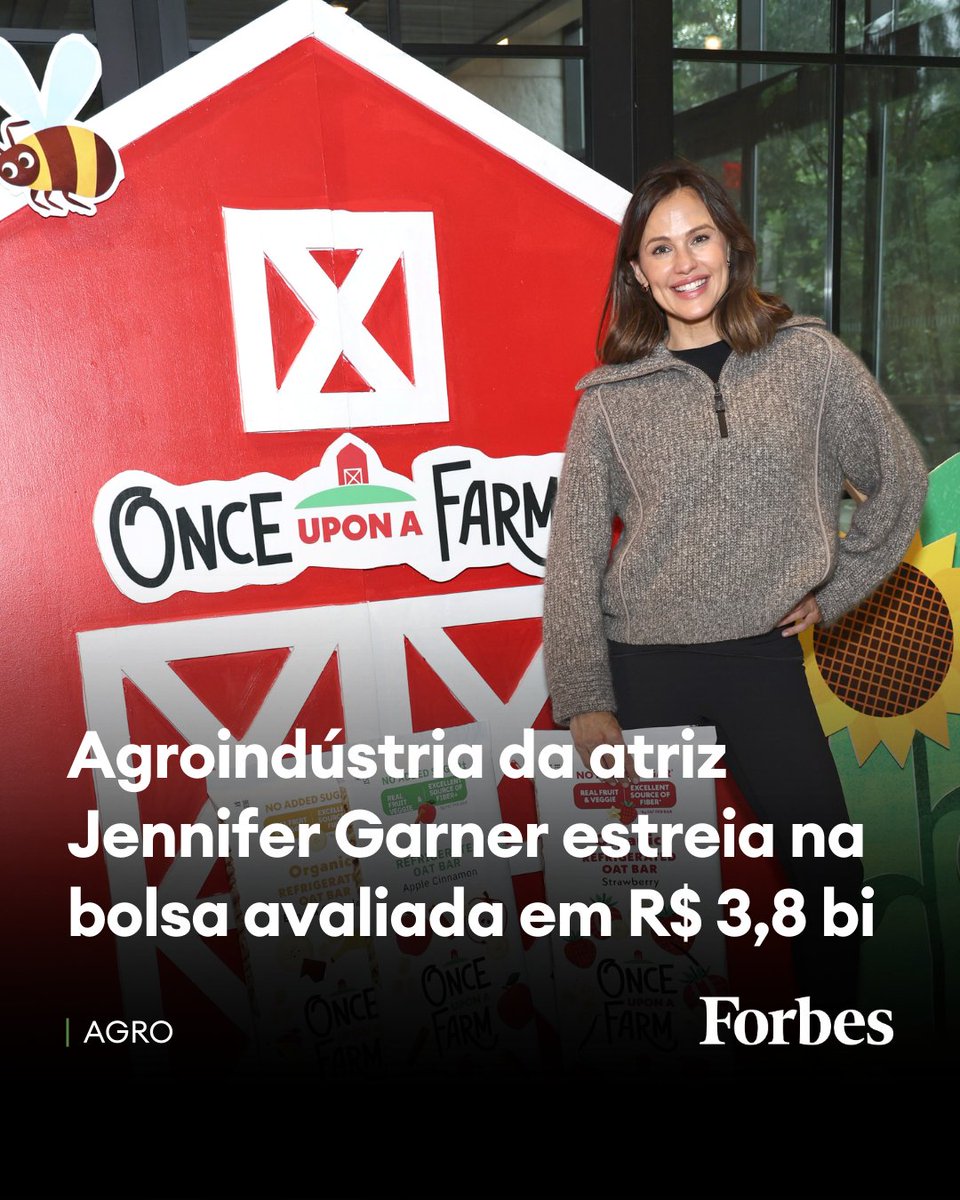ForbesBR's tweet photo. Atriz de Hollywood quer acelerar a Once Upon A Farm, marca de alimentos para crianças onde é cofundadora
Leia mais em: https://t.co/7lIqz9t9in
(Fotos: Divulgação)
#ForbesAgro #ForbesMulher #JenniferGarner #OnceUponAFarm #IPO #MercadoFinanceiro #AlimentosInfantis https://t.co/D5rssSMPix