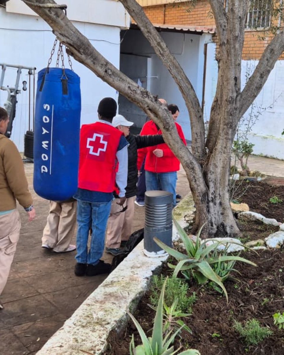 🌱 En la Asamblea de Cruz Roja en Algeciras, cultivamos junto a @asansull un huerto ecosocial que nos une a todos Aquí florecen convivencia e inclusión. #CruzRoja #Inclusion #HuertoComunitario