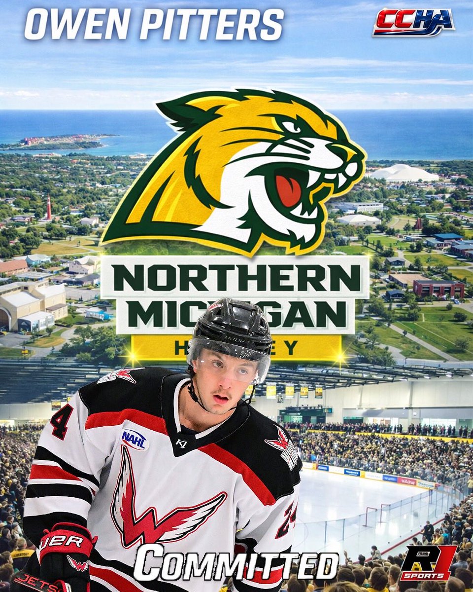 rule1hockey's tweet photo. Congratulations to Rule 1 Sports Athlete Owen Pitters on his NCAA D1 Commitment to Northern Michigan University!! 
-

#ncaad1 #collegehockey #whosnext⁉️ #rule1sports https://t.co/GKo5MFlp3n