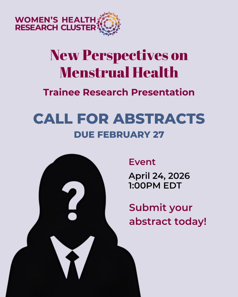 Women's Health Research Cluster tweet media