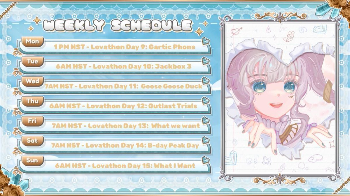 VassiSappho's tweet photo. BDAY WEEK!!! Please stop by to have some fun with me!
#vtuber #bdaystream #birthdaystream #envtuber
https://t.co/zFGBXXAgjR https://t.co/mmo1p7pzXW