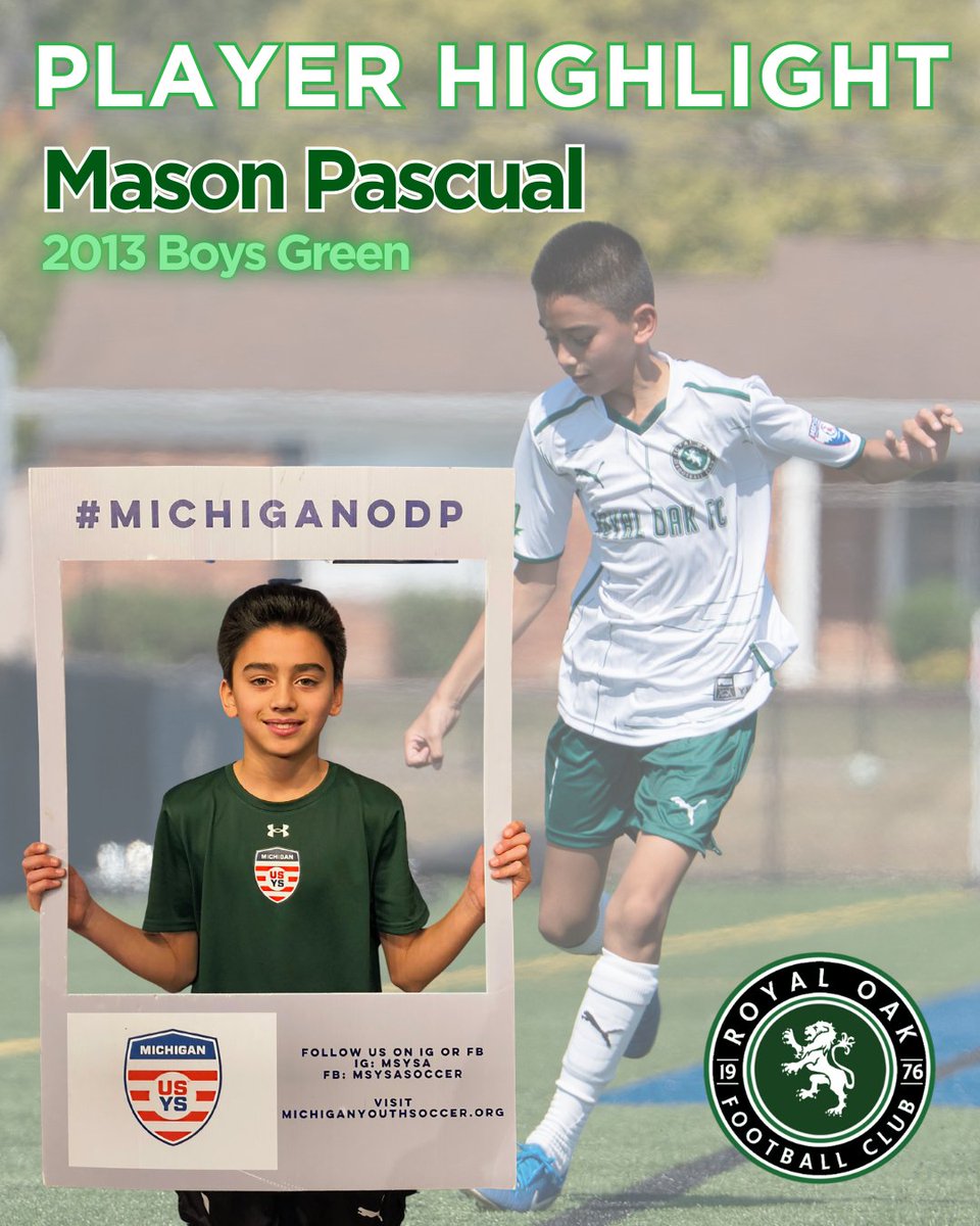 Three more ROFC players earned ODP State Pool spots.

Congrats to Joseph Mayo (2010), Mason Pascual (2013), and Grant Peeples (2015) are taking their game to the next level.  The work doesn't stop here, and neither does our support!

📸 G. Peeples: WillySnaps