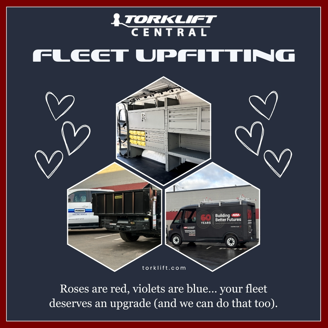 TorkliftCentral's tweet image. Roses are red, violets are blue… your fleet deserves an upgrade (and we can do that too).
Show your fleet some love with upfits that work as hard as your crew.

#FleetUpfitting #WorkTruck #WorkVan #CommercialVehicles #VanUpfit  #TorkliftCentral