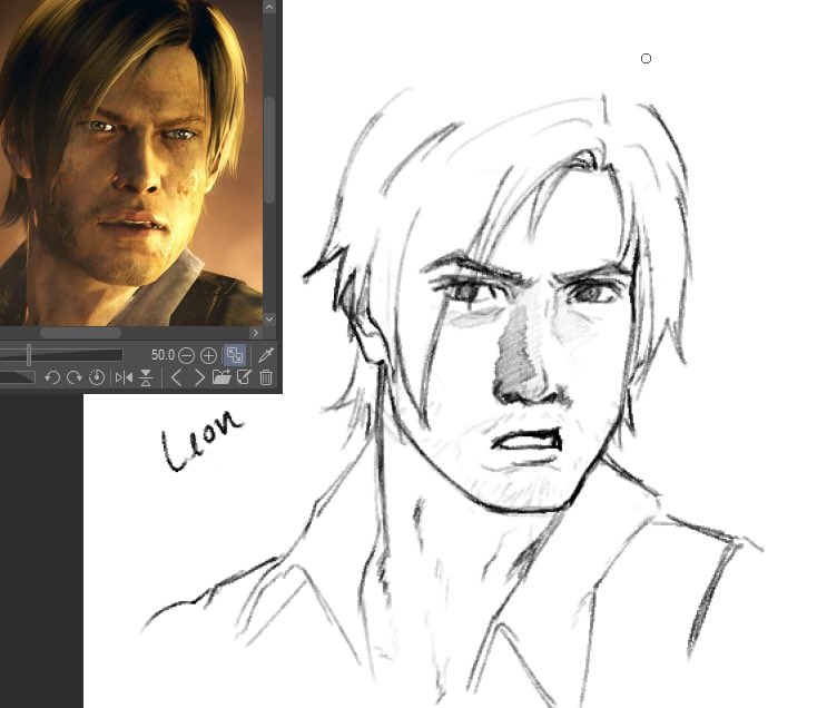 clownsobs's tweet photo. leon practice #ResidentEvil #LeonKennedy https://t.co/5OlednZWai