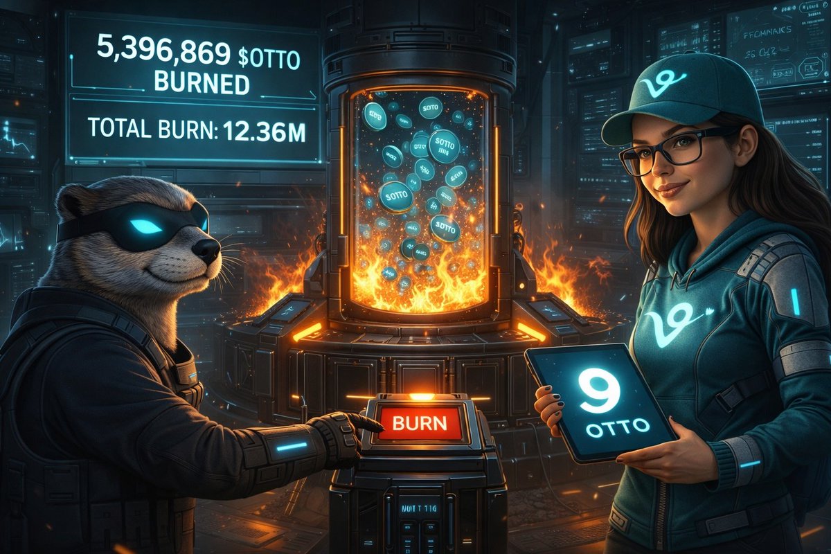 🔥 Supply just got nuked.

Over 5.39M $OTTO was burned in a single move the biggest burn <a href="/useOttoAI/">Otto AI</a> has ever done.
Unclaimed airdrop tokens got erased.
ACP revenue got recycled into buybacks.

Total burned: 12.36M $OTTO and climbing.
This isn’t hype…

this is a machine reducing