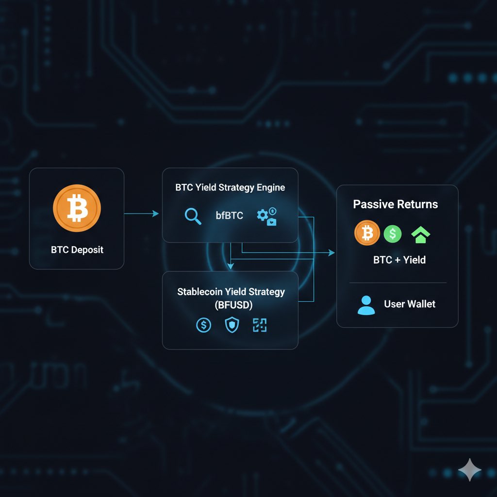 dreamchain001's tweet photo. Yielding BTC with bfBTC: Turning Idle Capital Into Productive Assets

Bitcoin is the largest asset in crypto, yet most BTC remains idle. Holding BTC traditionally means sacrificing yield for security. BitFi challenges this tradeoff through bfBTC.

bfBTC allows users to maintain BTC exposure while earning yield, without actively trading or managing complex strategies.

Here’s why this is important.

Idle BTC represents enormous unrealized economic value. BitFi converts that dormant capital into a productive asset by deploying it through structured strategies designed to generate consistent returns while preserving BTC exposure.

bfBTC is not about chasing aggressive yield. It’s about capital efficiency.

Key advantages:
• BTC exposure remains intact
• Yield is generated passively
• Liquidity is preserved

Instead of locking BTC in rigid contracts, bfBTC is designed for ecosystem usability meaning users aren’t forced to choose between liquidity and yield.

From a portfolio perspective, this changes BTC’s role:
• BTC becomes income-generating
• Capital efficiency improves
• Opportunity cost is reduced

As adoption grows, bfBTC also benefits from scale effects. More capital allows strategies to operate more efficiently, improving long-term yield stability.

For long term BTC holders, bfBTC offers a structural upgrade: the same exposure, but with continuous returns layered on top.