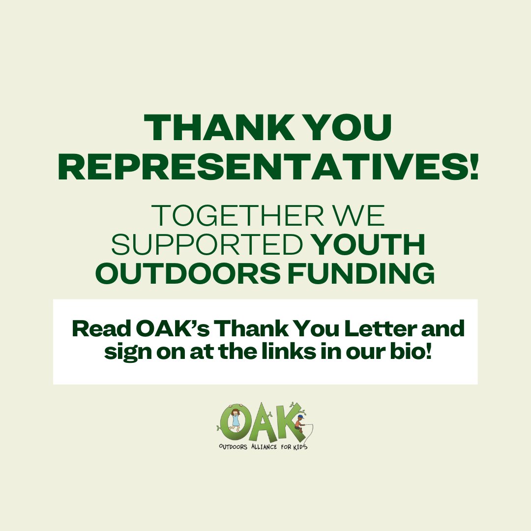 Outdoors Alliance for Kids tweet media