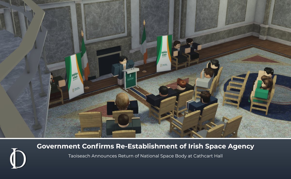 At an address in Cathcart Hall, the Taoiseach confirmed the Government will re-establish the Irish Space Agency after years offline signaling renewed national ambition in space research, innovation, and international collaboration.