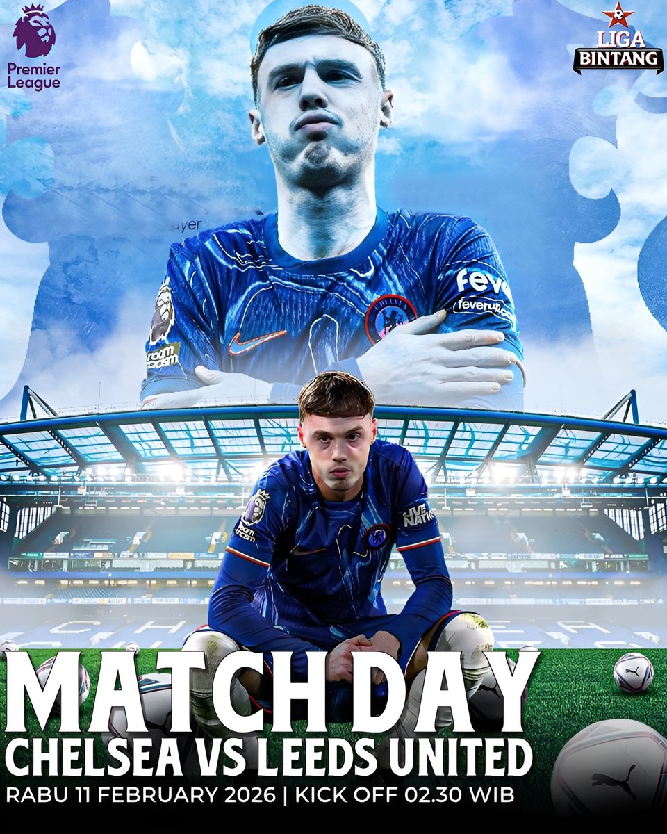 Ligabintang_Web's tweet photo. ENGLISH PREMIER LEAGUE

Chelsea VS Leeds United
Rabu 11 February 2026 | Kick Off : 02.30 WIB

Link Ältenatif : https://t.co/dYan1Tdg1b
Link Utama : https://t.co/vNSQ0ReN8d
Link Login : https://t.co/rq2foFQkSR
Link Rtp Slot : https://t.co/UpsFYzE6DN https://t.co/1KJpSyibvY