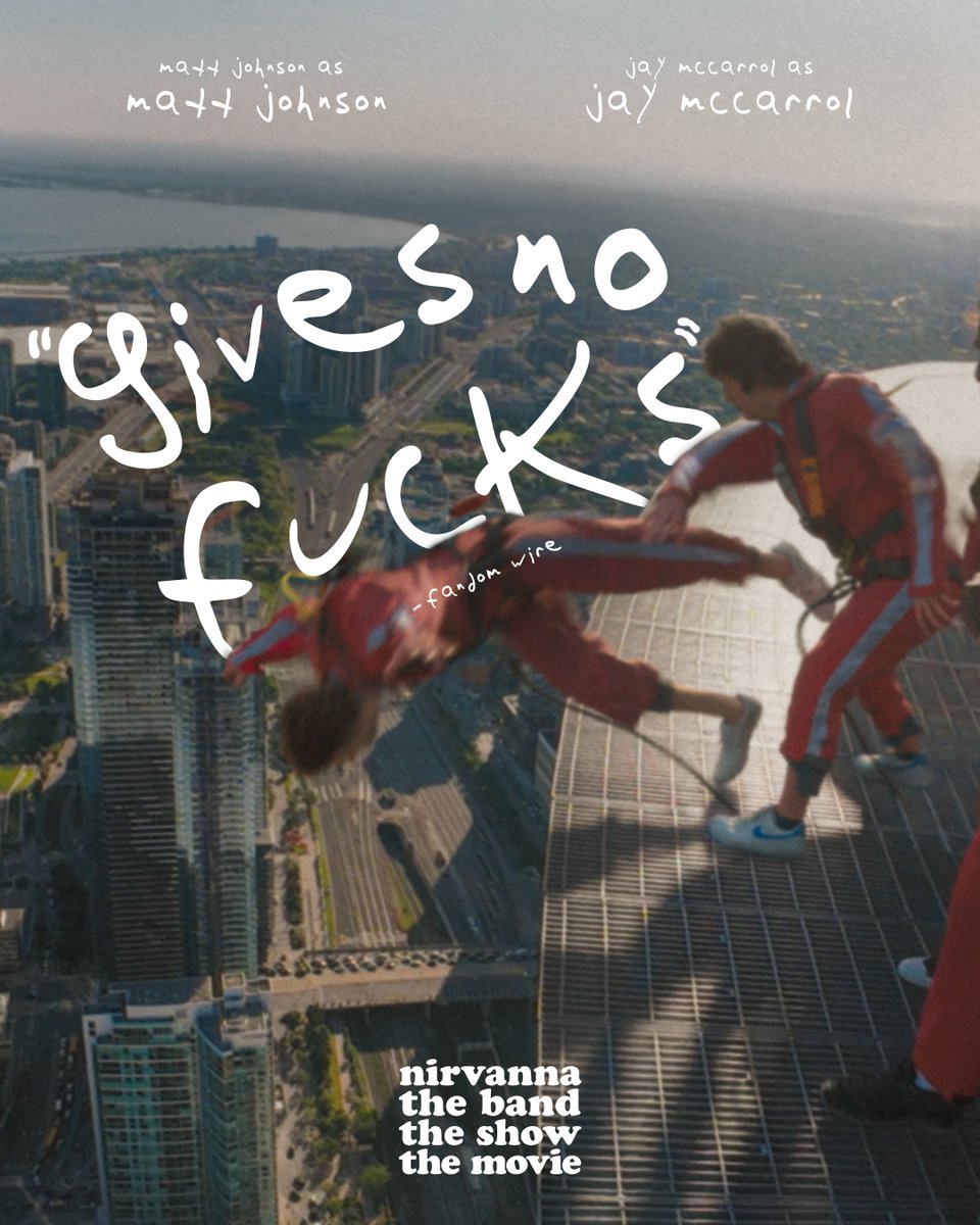 "An instant comedy classic." NIRVANNA THE BAND THE SHOW THE MOVIE. In theaters Friday. Get tickets now: bit.ly/ntbtstm